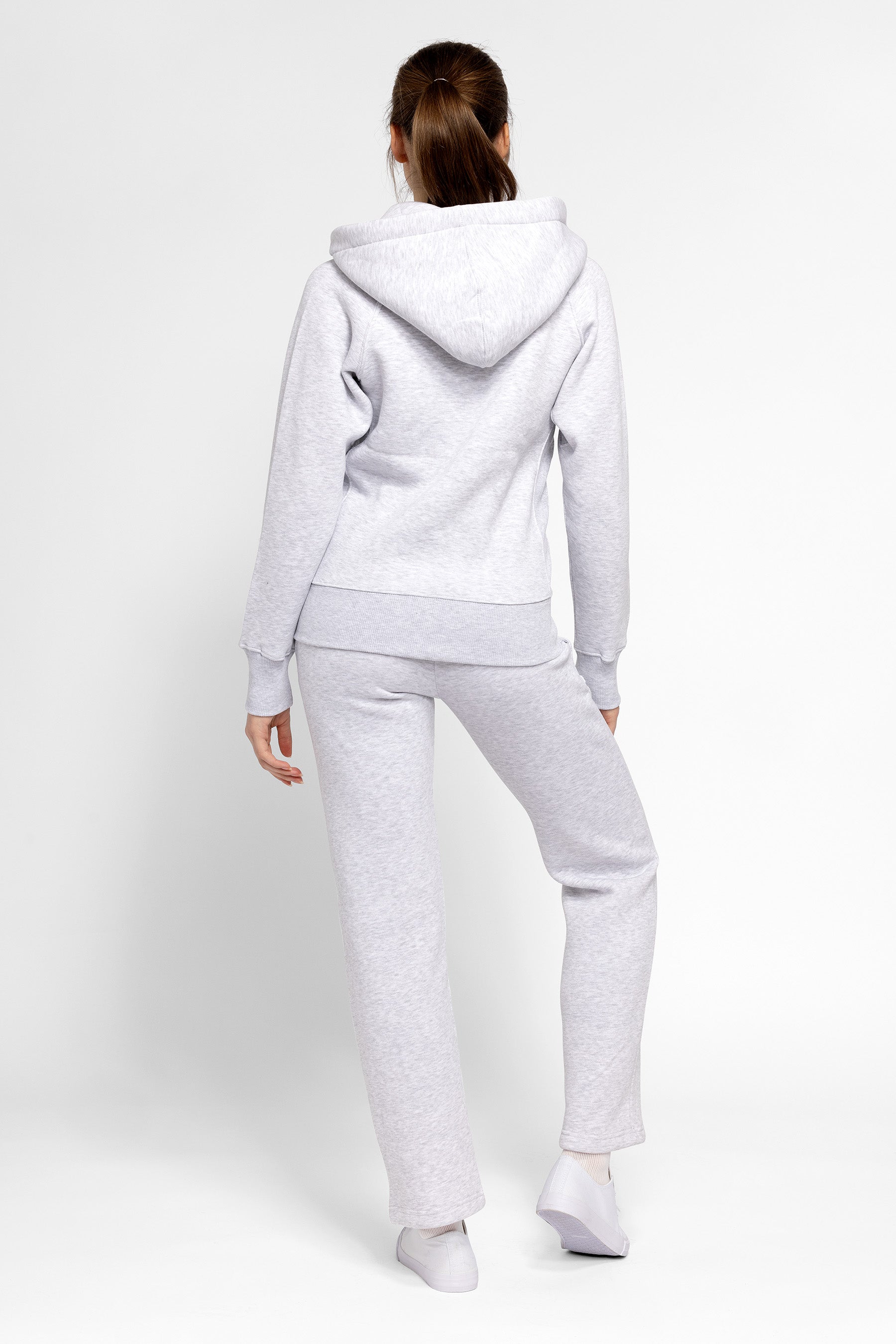 Hoodzip Unisex Original Hellgrau