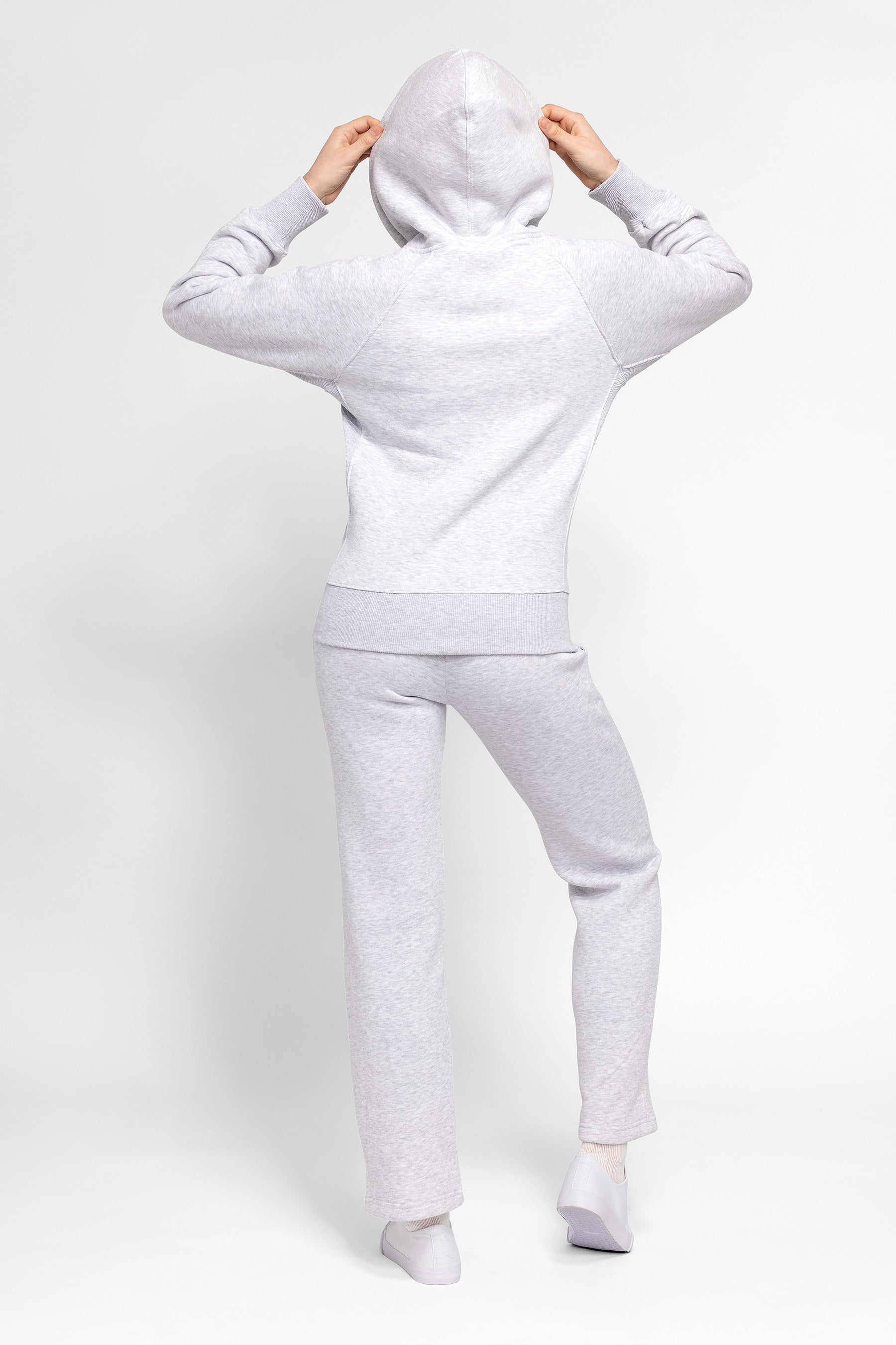 Hoodzip Unisex Original Hellgrau