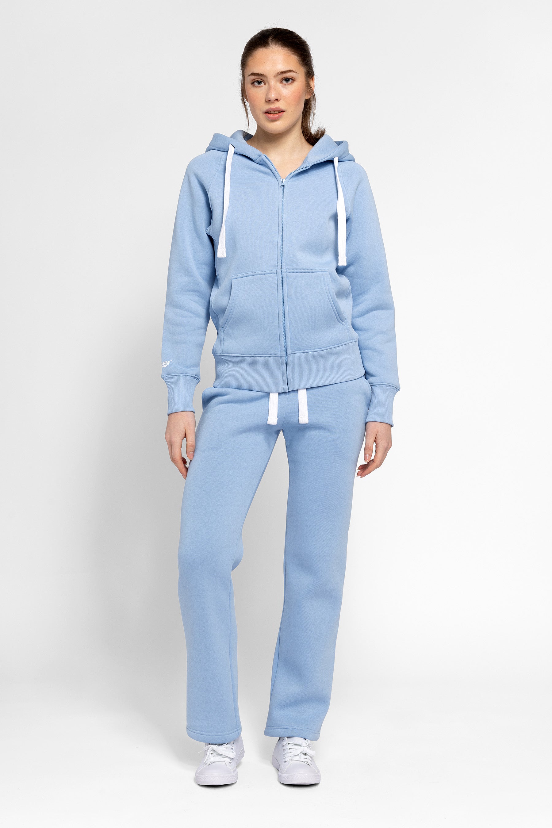 Hoodzip Unisex Original Himmelblau